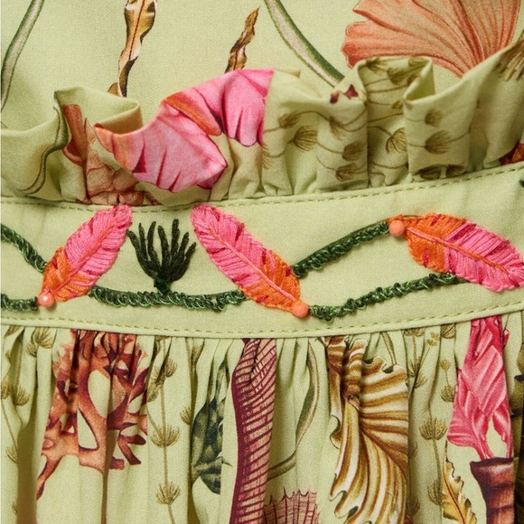 Lunatus Habitat cotton midi dress - Picture 3 of 5